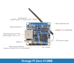 Orange Pi Zero 512 MB (H2 cpu)