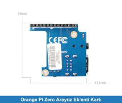 Orange Pi Zero Arayüz Eklenti Kartı