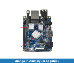 Orange Pi Alüminyum Soğutucu (HeatSink)