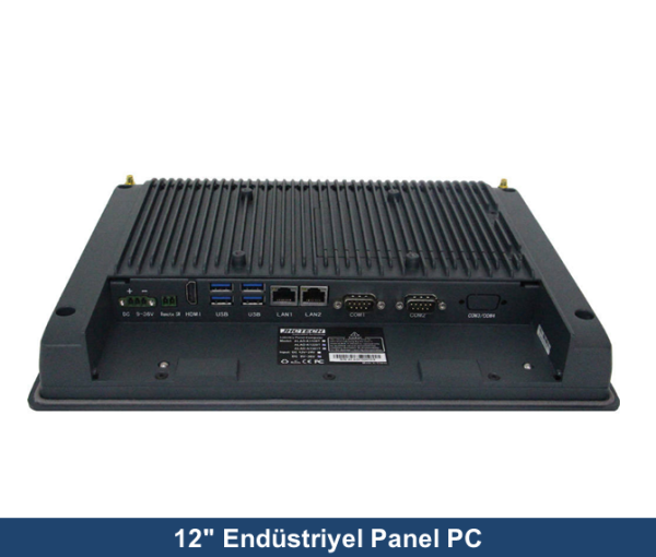 ALAD-K1220T Intel Celeron 3855U 4GB 120GB SSD Freedos 12.1'' All In One Endüstriyel Panel PC