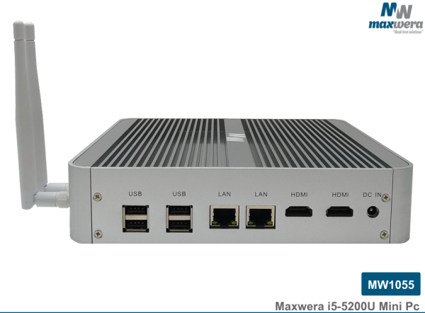 MW1055 Intel Core i5-5200U 8GB RAM 256GB SSD WI-FI Freedos Mini PC