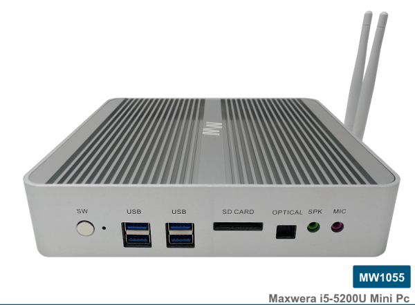 MW1055 Intel Core i5-5200U 8GB RAM 256GB SSD WI-FI Freedos Mini PC