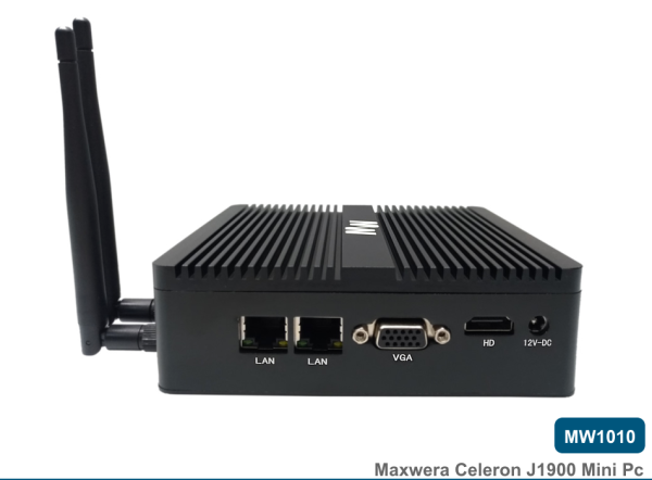 MW1010 Intel Celeron J1900 4GB 128GB SSD 2*Gigabit Ethernet WI-FI Freedos Mini PC