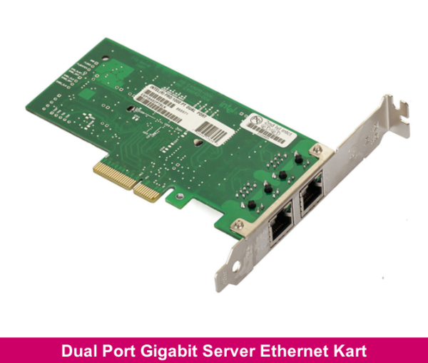 Intel Pro 1000 PCI Express Dual Port Gigabit Server Ethernet Kart