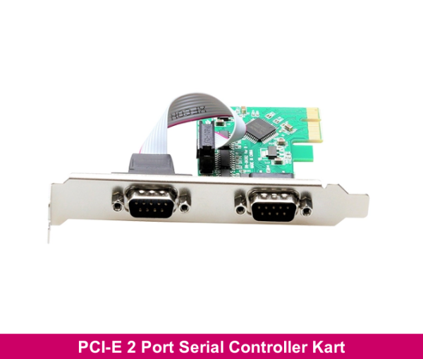 Pcı-E 2 Port DB9 Seri Com Kart