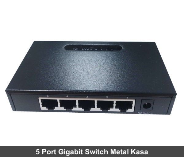 MW-GS5P 5 Port Gigabit Switch Metal Kasa