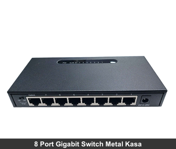 MW-GS8P 8 Port Gigabit Switch Metal Kasa