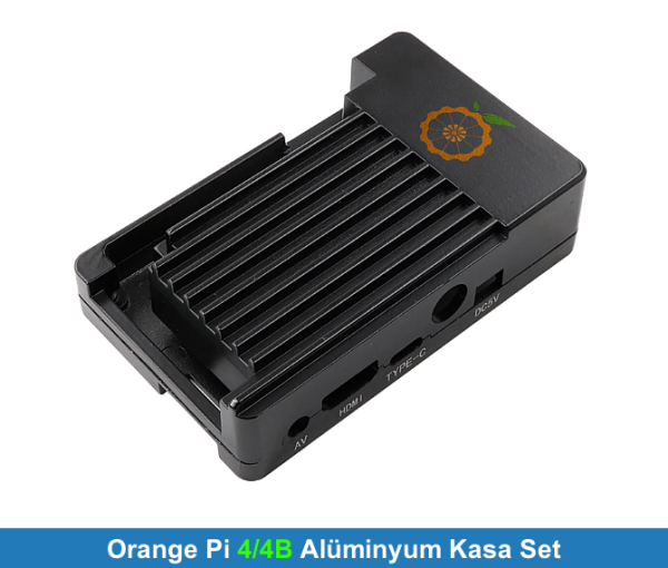 Orange Pi 4 LTS Alüminyum Kasa Set