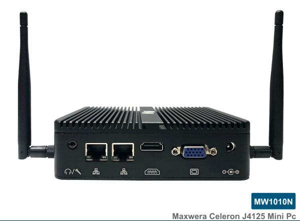 MW1010N Intel Celeron J4125 4GB 128GB SSD 2*Gigabit Ethernet WI-FI Freedos Mini PC