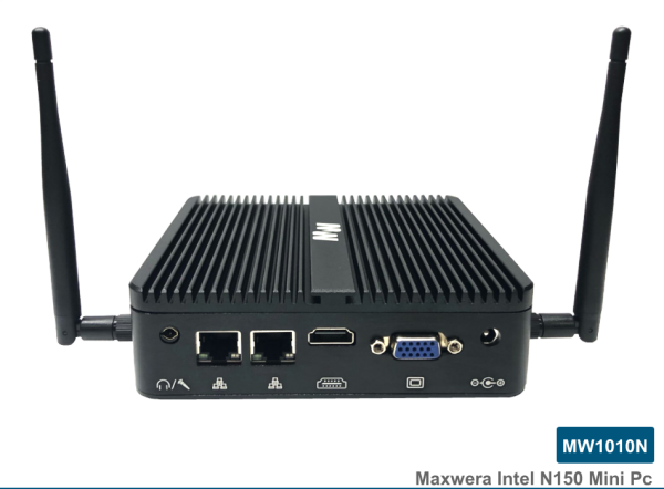 MW1010N Intel N150 4GB RAM 128GB SSD 2*Gigabit Ethernet WI-FI Freedos Mini PC