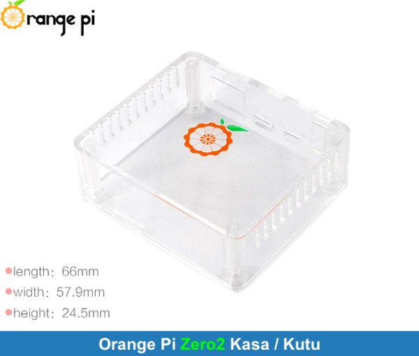 Orange Pi Zero2 Şeffaf Kasa