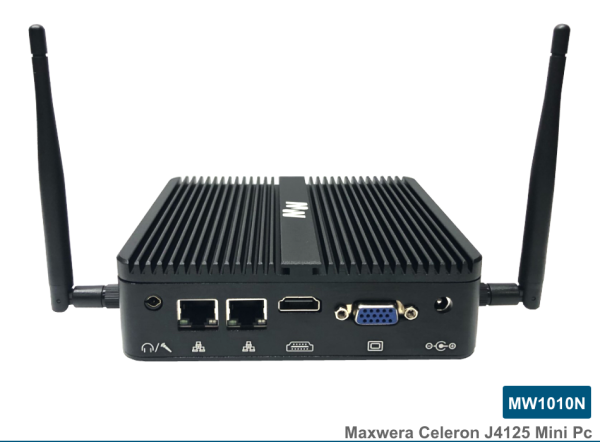 MW1010N Intel Celeron J4125 8GB 128GB SSD 2*Gigabit Ethernet WI-FI Freedos Mini PC