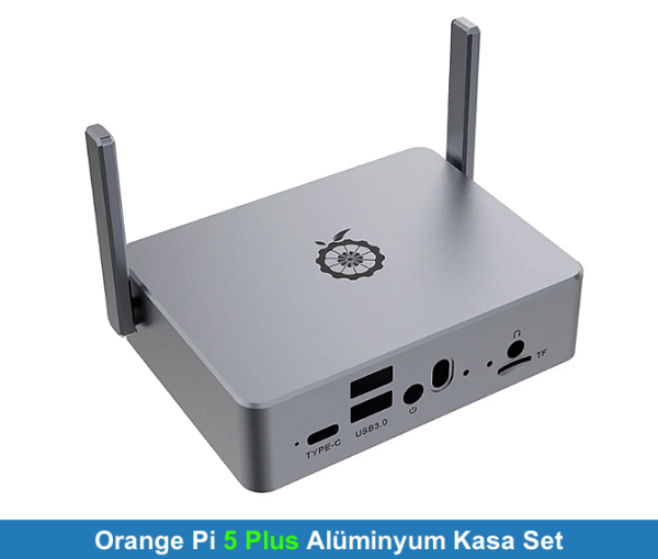Orange Pi 5 PLUS Alüminyum Kasa Set