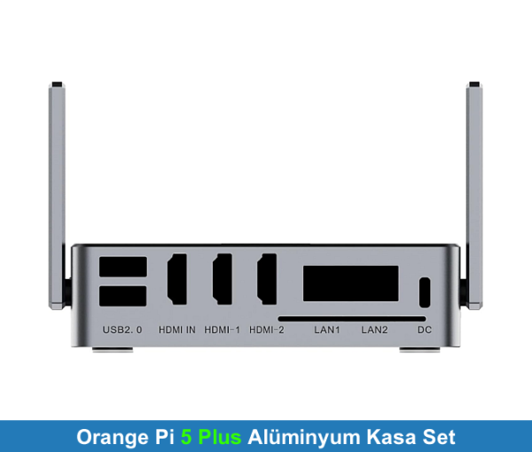Orange Pi 5 PLUS Alüminyum Kasa Set