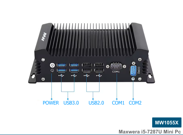 MW1055X Intel Core i5-7287U 8GB RAM 256GB SSD WI-FI Freedos Mini PC