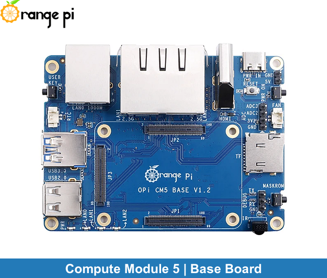 Orange Pi Compute Module 5 | Base Board