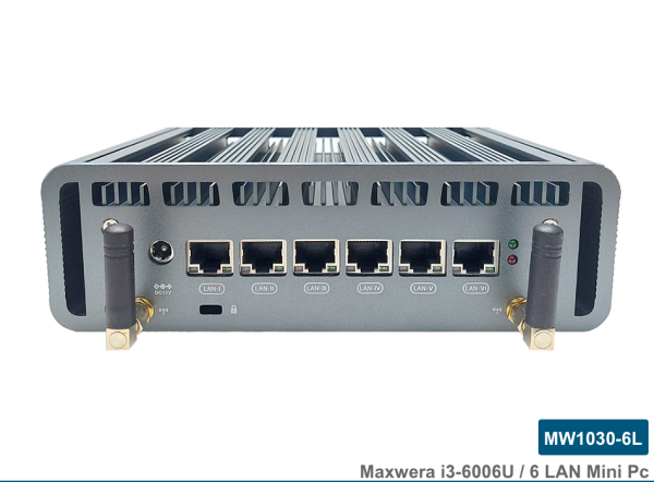 MW1030/6L Intel Core i3-6006U 16GB 128GB SSD WI-FI 6*Gigabit Ethernet Firewall Mini PC