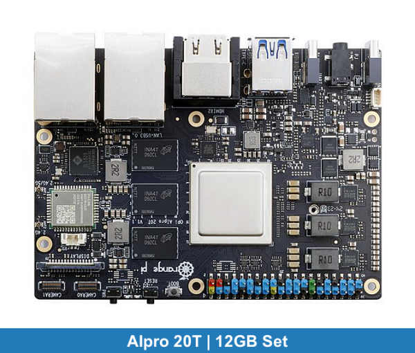 Orange Pi AIPro 20T | 12GB Set (Fan+Case+Power Supply)