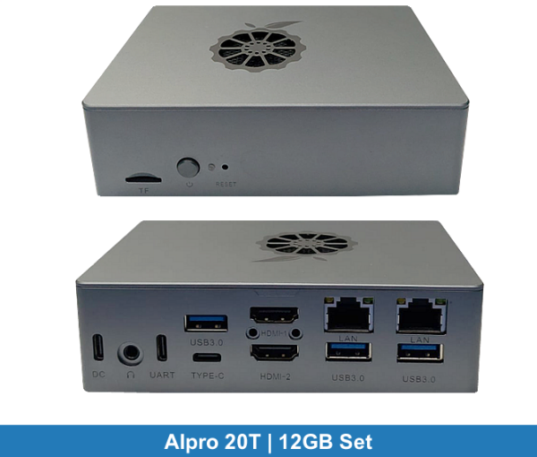 Orange Pi AIPro 20T | 12GB Set (Fan+Case+Power Supply)