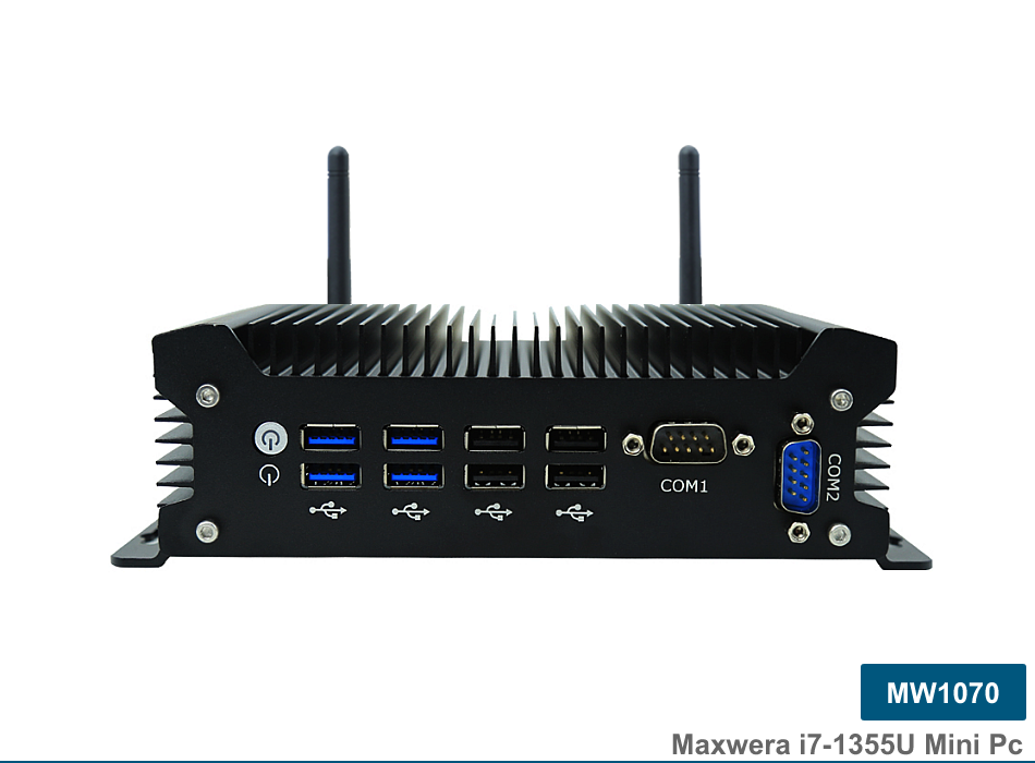 MW1070 Intel Core i7-1355U 16GB RAM 1TB NVMe WI-FI Freedos Mini PC