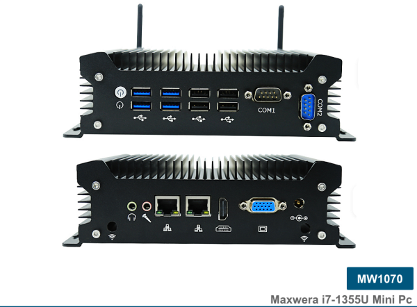 MW1070 Intel Core i7-1355U 16GB RAM 1TB NVMe WI-FI Freedos Mini PC