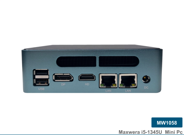 MW1058 Intel Core i5-1345U 8GB 256GB M.2 NVMe SSD WI-FI Freedos Mini PC
