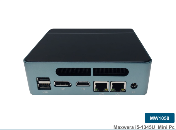 MW1058 Intel Core i5-1345U 8GB 256GB M.2 NVMe SSD WI-FI Freedos Mini PC