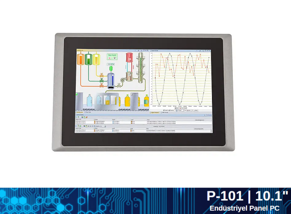 Maxwera P-101 Panel Pc | 10.1'' Celeron J4125 8GB 256GB SSD FreeDOS