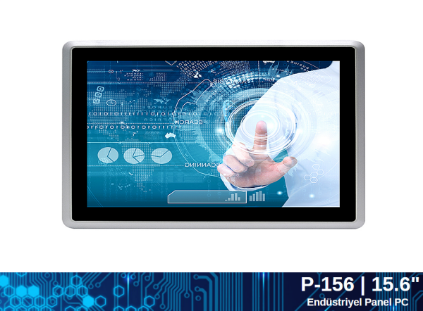 Maxwera P-156 Panel Pc | 15.6'' Intel Core i5-8260U 8GB 256GB SSD FreeDOS