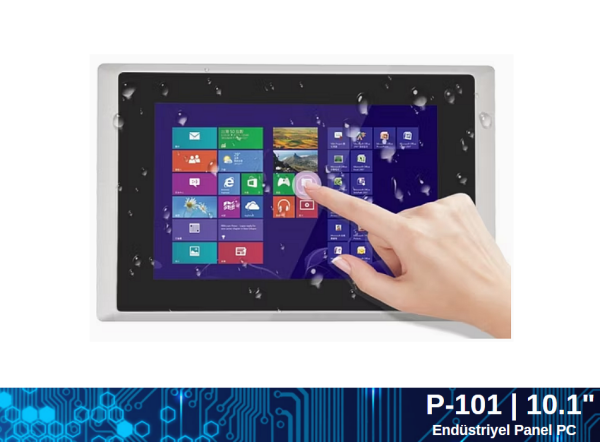 Maxwera P-101 Panel Pc | 10.1'' Intel Core i5-8365U 8GB 256GB SSD FreeDOS