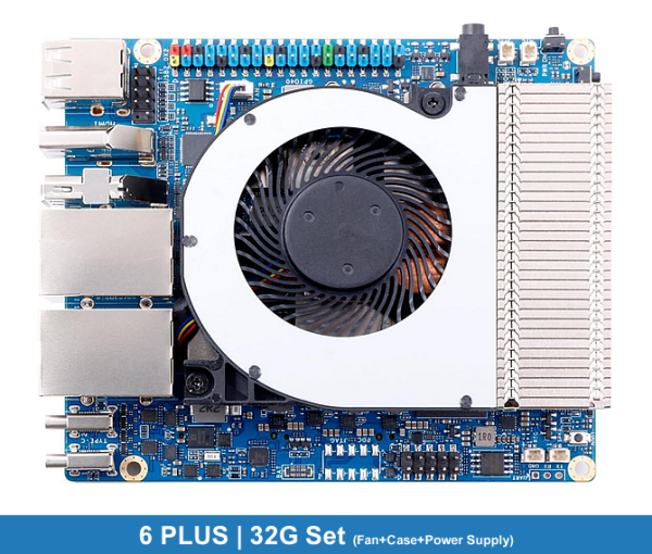 Orange Pi 6 PLUS | 32G Set (Fan+Case+Power Supply)