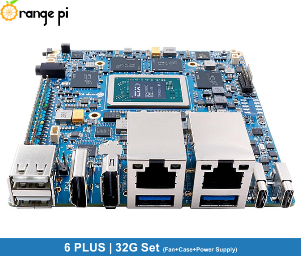 Orange Pi 6 PLUS | 32G Set (Fan+Case+Power Supply)