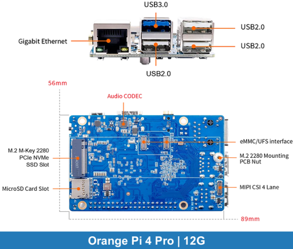 Orange Pi 4 PRO | 12GB