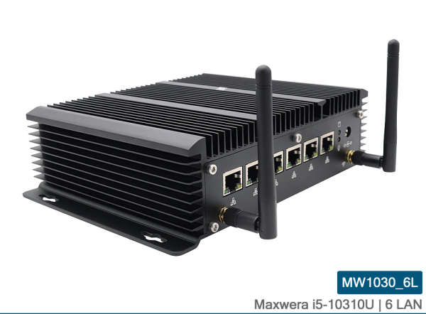 MW1030_6L Intel Core i5-10310U 16GB 128GB SSD WI-FI 6*Gigabit Ethernet Firewall Mini PC