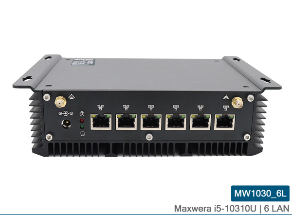 MW1030_6L Intel Core i5-10310U 16GB 128GB SSD WI-FI 6*Gigabit Ethernet Firewall Mini PC
