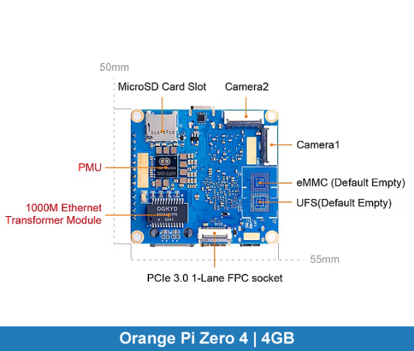 Orange Pi Zero 4 | 4GB