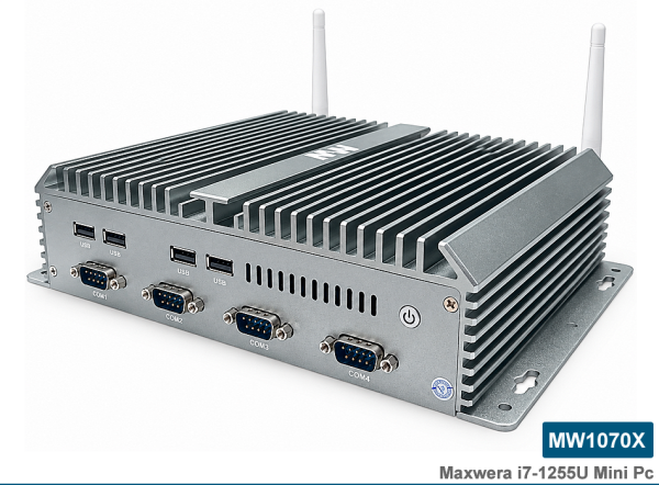 MW1070X_END. Intel Core i7-1255U 16GB 256GB m.2 NVMe SSD WI-FI Freedos Mini PC