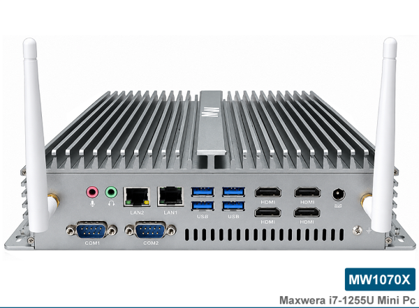 MW1070X_END. Intel Core i7-1255U 16GB 256GB m.2 NVMe SSD WI-FI Freedos Mini PC